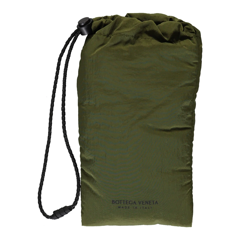 Bottega Veneta Stijlvolle Brillenkoker met Logoprint Green Heren