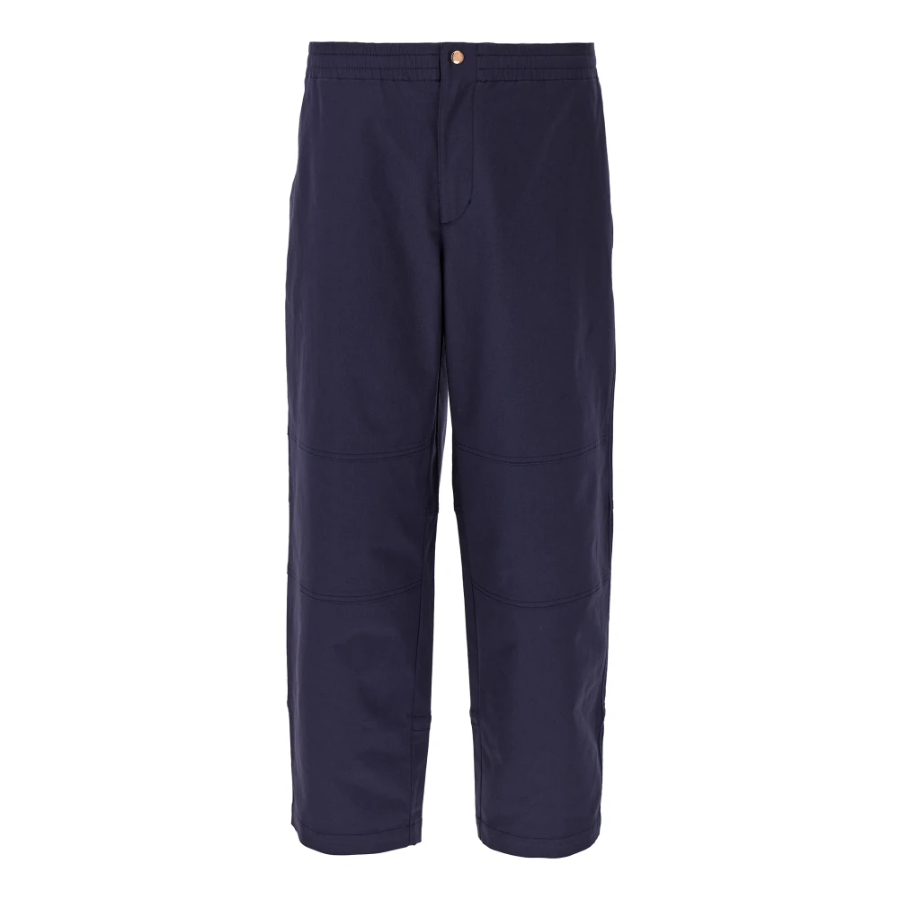 Moncler Uomo Blu Pantaloni, L, New,