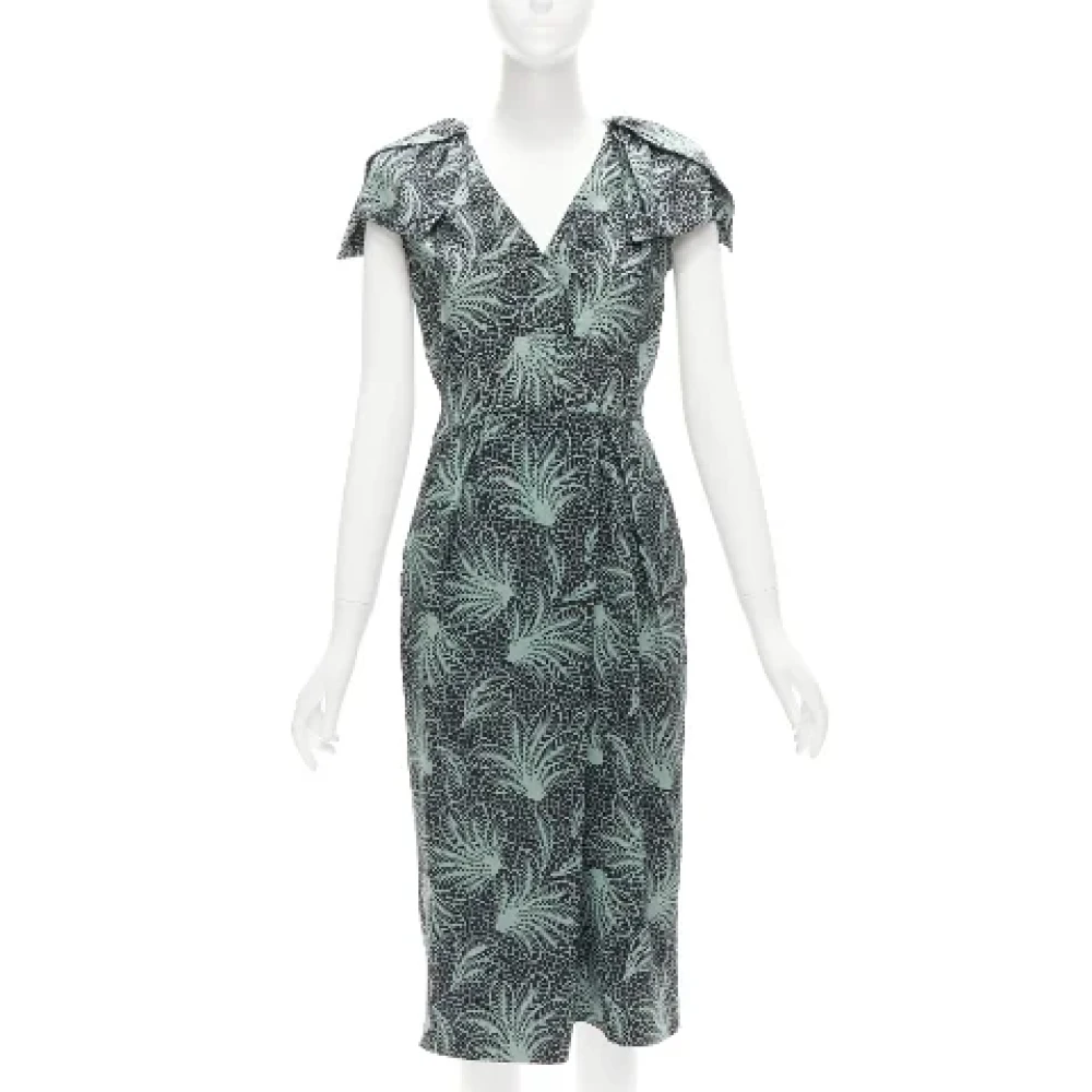 Dries van Noten Pre-owned Fabric dresses Green Dames