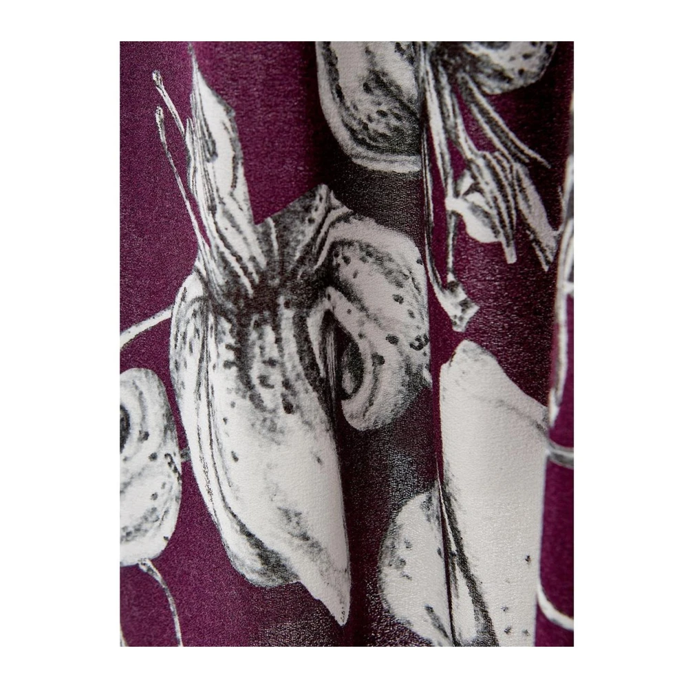 Lardini Luxe Paarse Viscose Jurk voor Evenementen Purple Dames