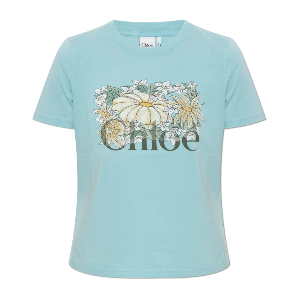Chloé Donna Blu Top, S, New,