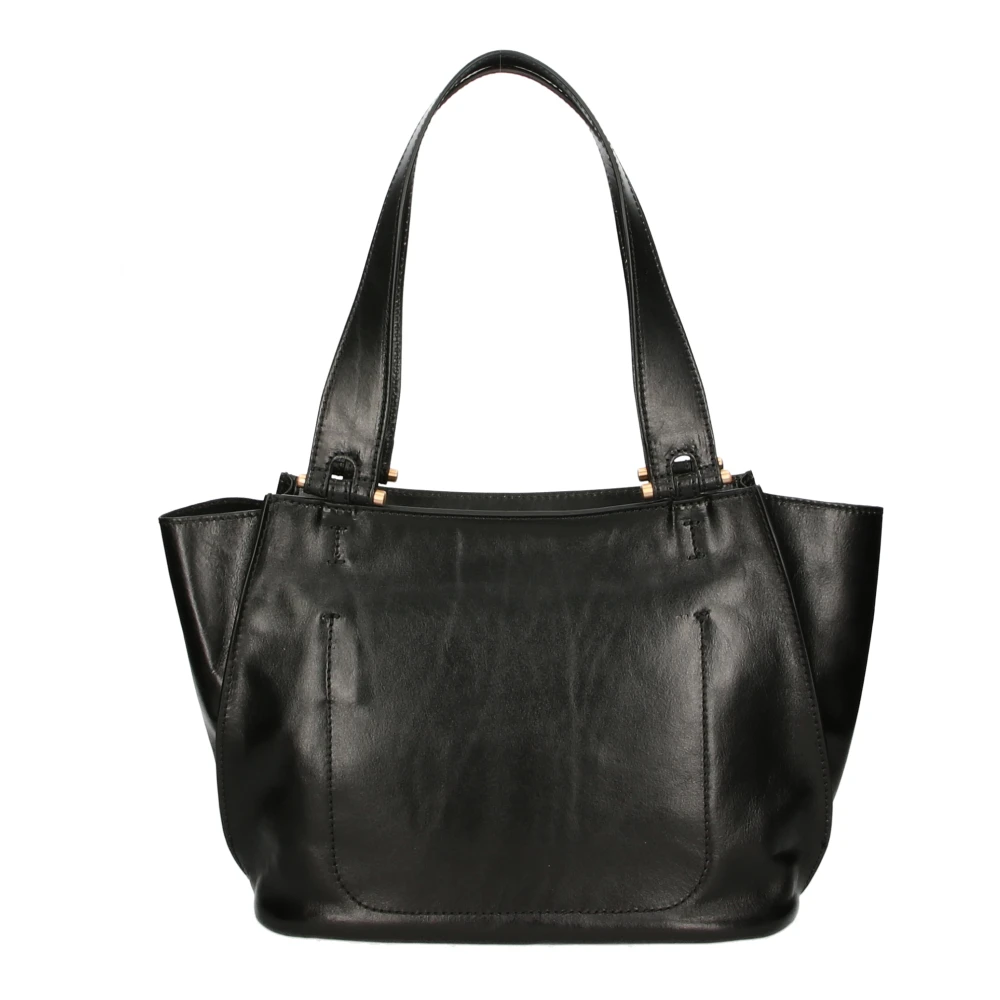 The Bridge Zwarte leren tas Eén Black Dames