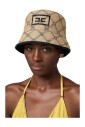 chapeau-seau-beige-avec-design-diamant-3d