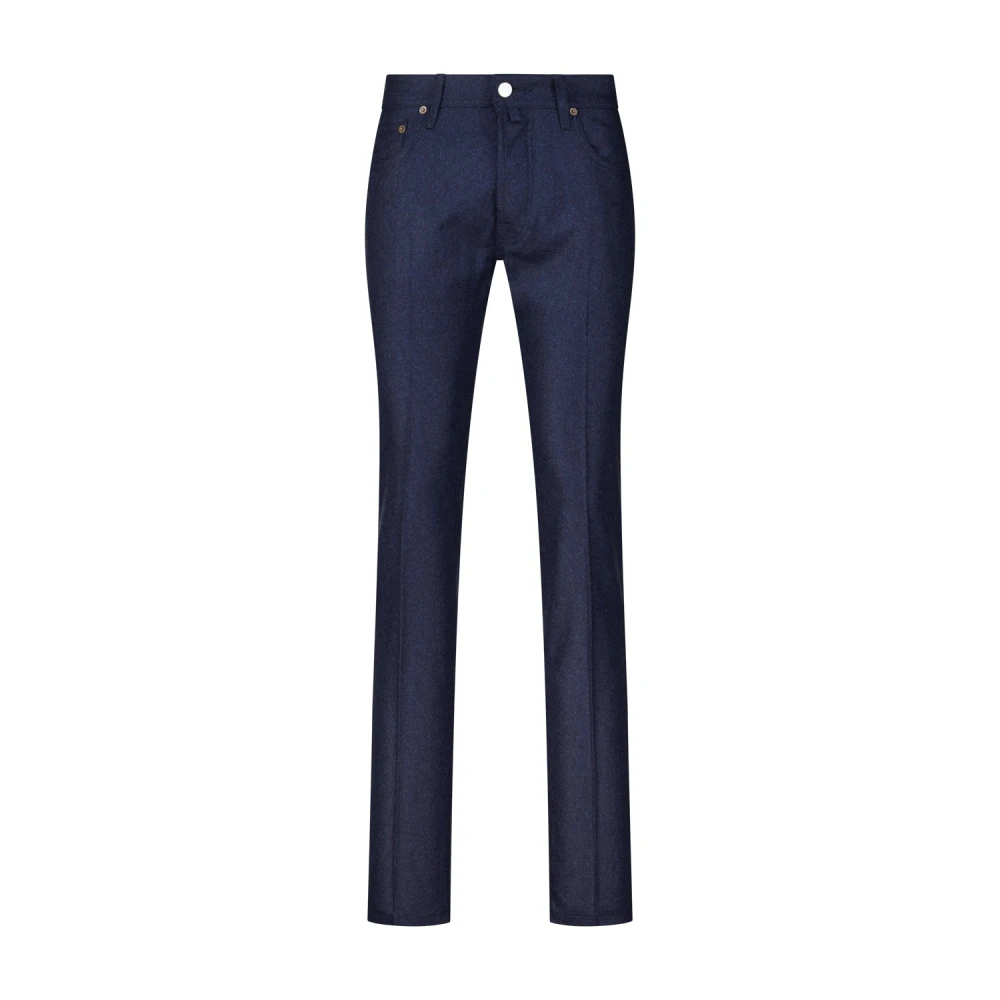 Jacob Cohën Mannelijk Blauw Slim-Fit Broek