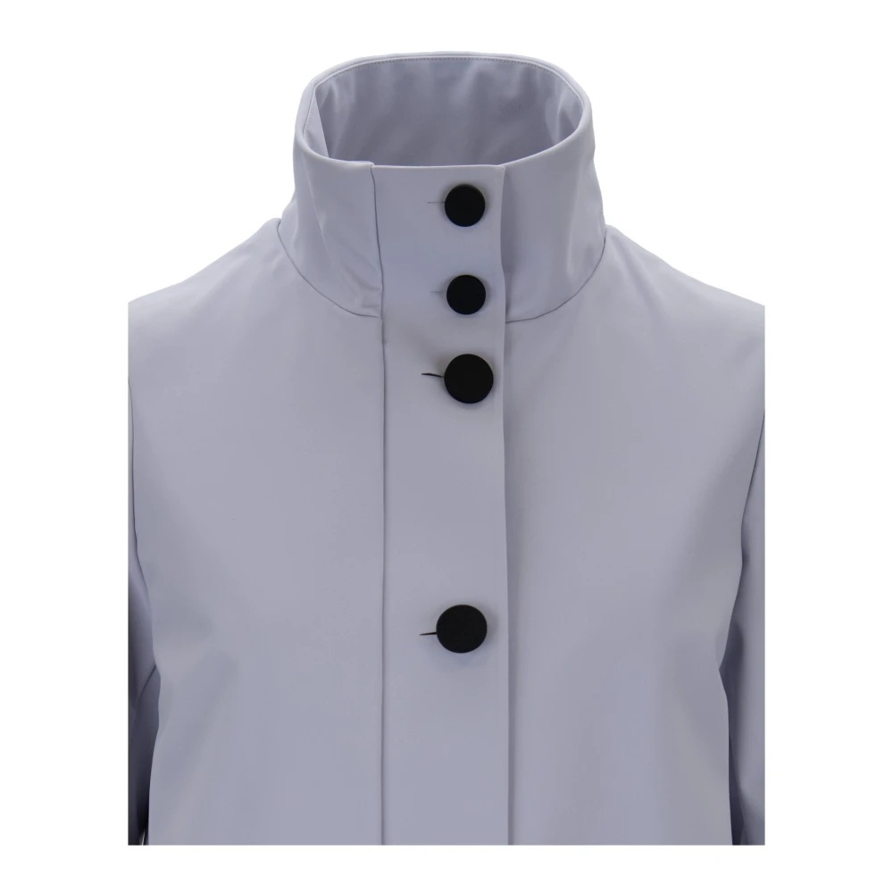 RRD Button Zip Jacket Purple Dames