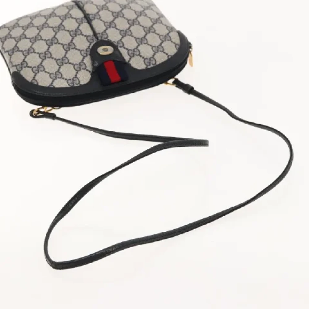 Gucci Vintage Pre-owned Leather gucci-bags Blue Dames