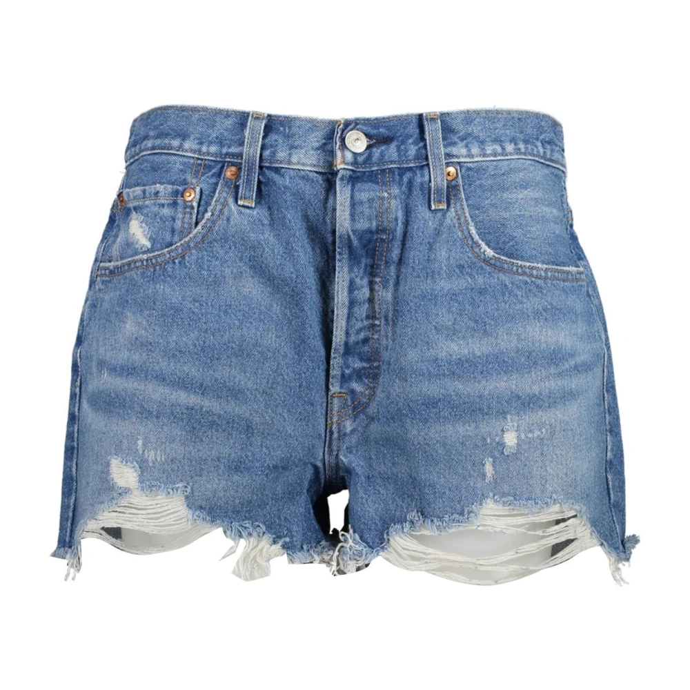 Levi's Denim Shorts Blue Dames