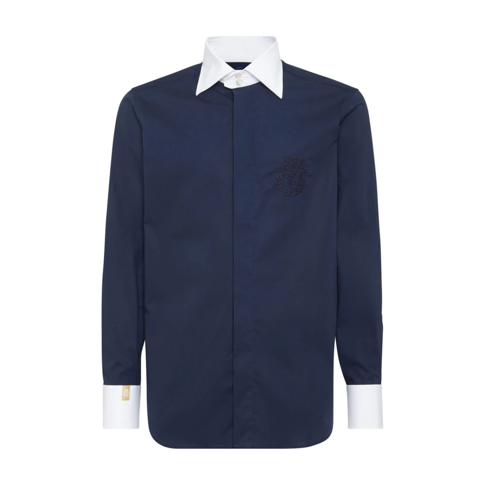 Billionaire Casual Button-Up Shirt Blue Heren