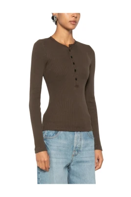 Drea Waffle Henley