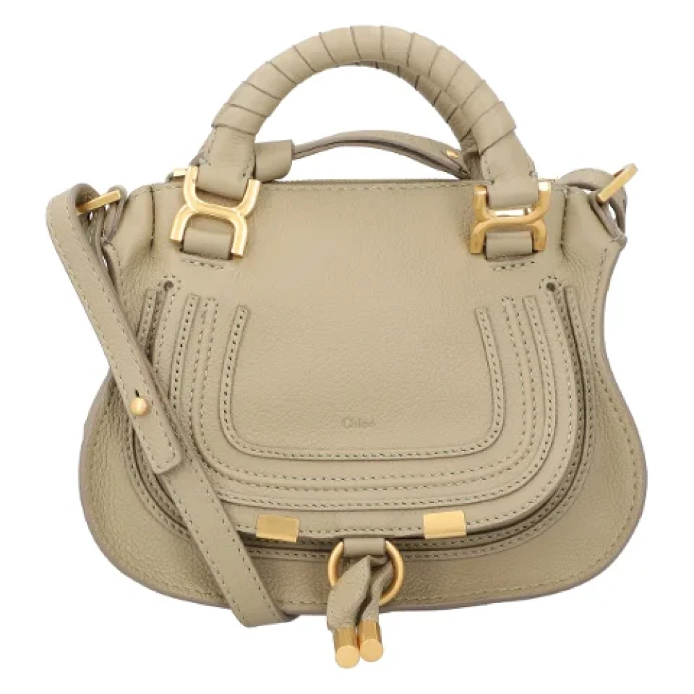 Chloé Leather handbags Beige Dames
