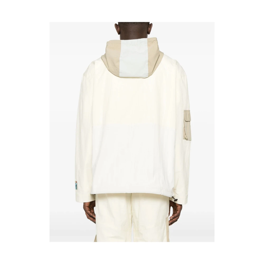 KidSuper Studios Beige Hooded Buitenkleding met Trekkoorden Beige Heren