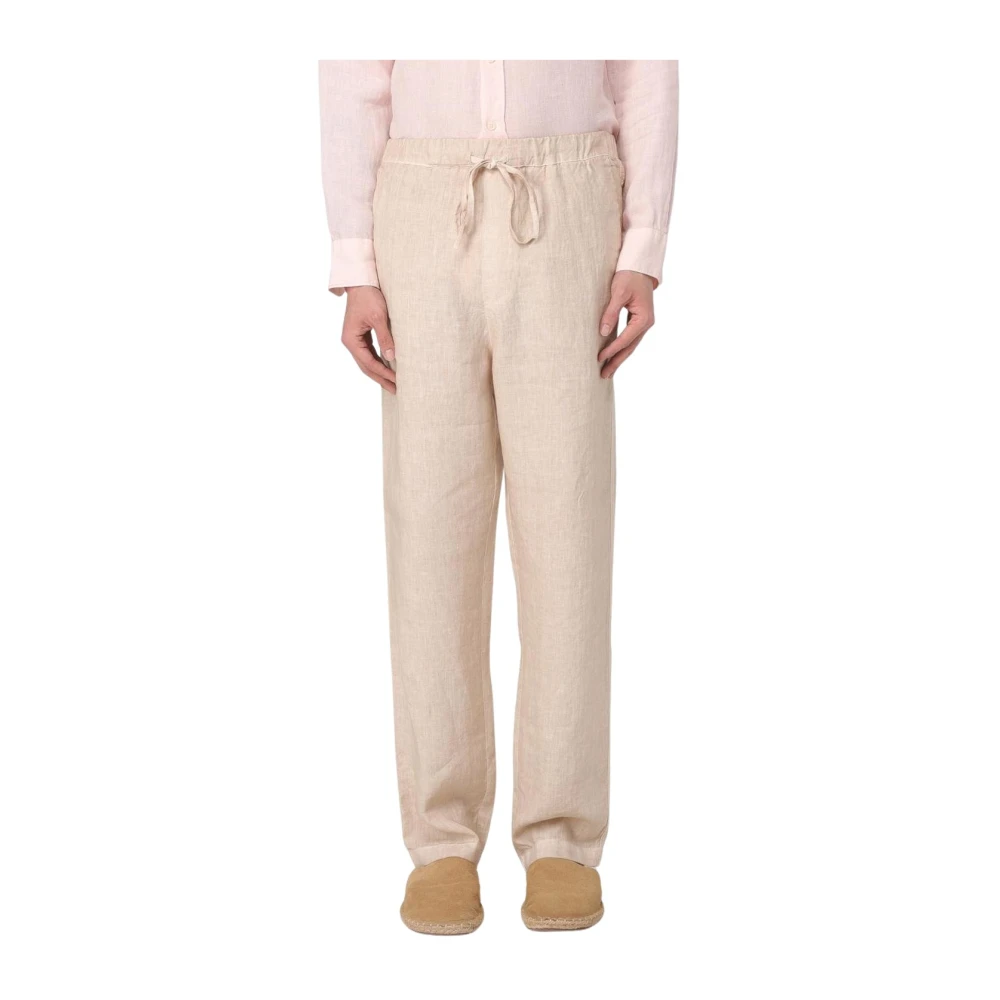 Trousers > Straight Trousers - - 120% Lino - Modalova