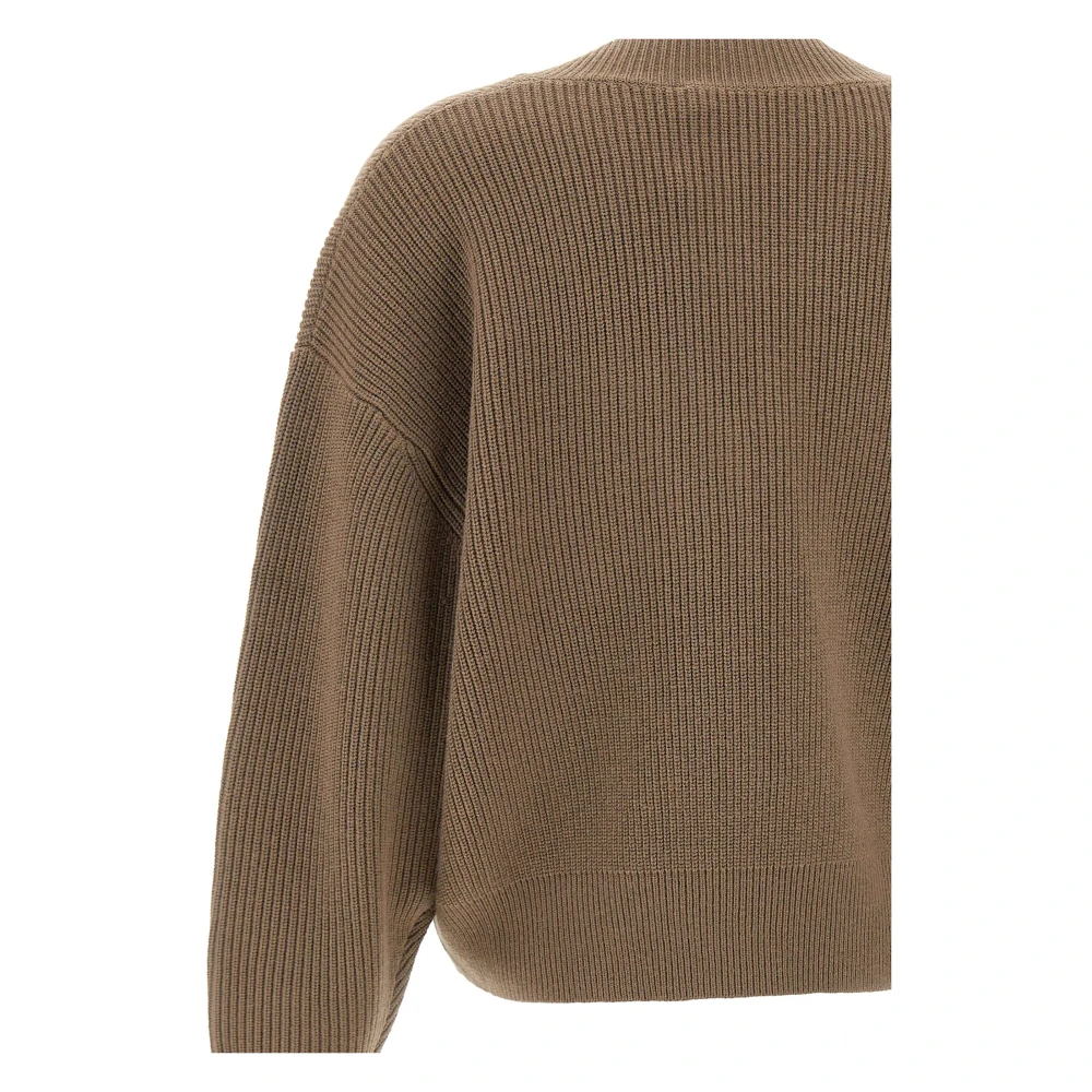 IRO Bruine Wol Zijde Kasjmier Trui Brown Dames