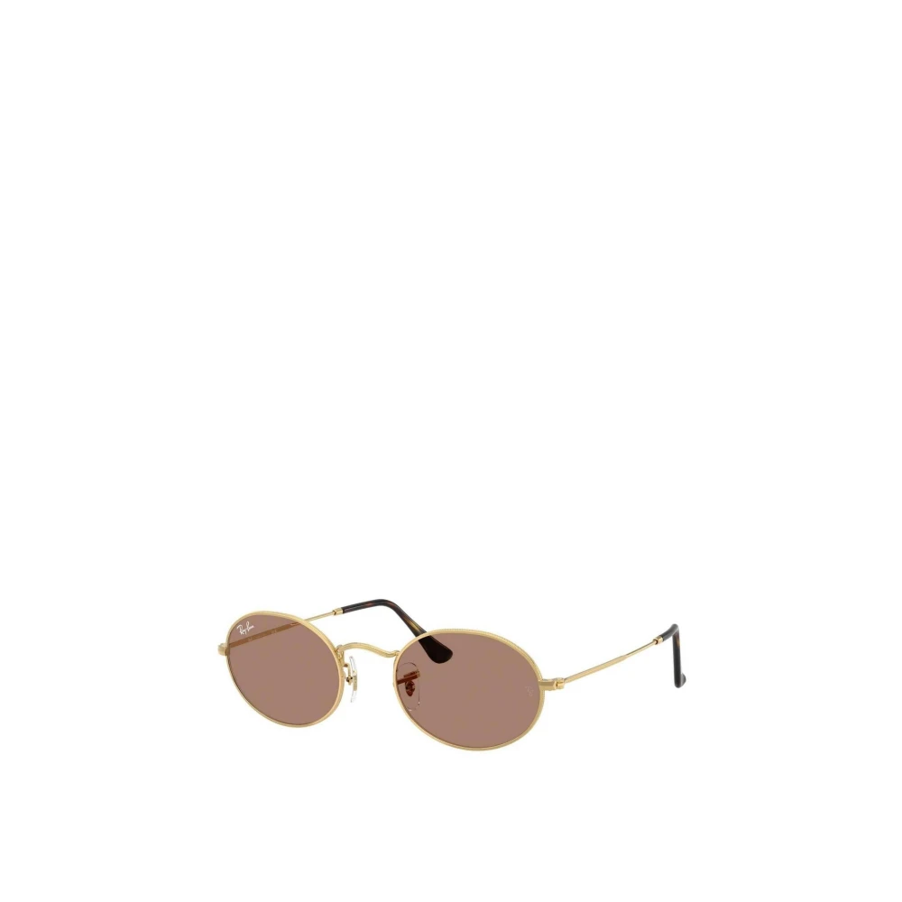 Ray-Ban Yellow Oval Metal Sunglasses - Male - Sunglasses - 51 Mm - Accessories