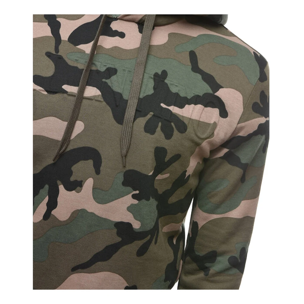Valentino Camouflage hoodie sweatshirt Green Heren