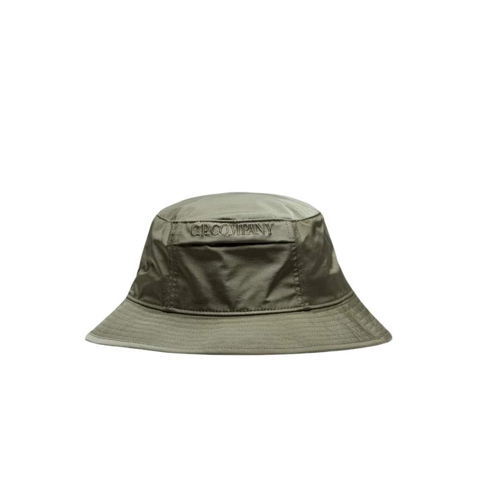 C.p. Company Unisex Green Bronze Bucket Hat - Accessories - M - Accessories