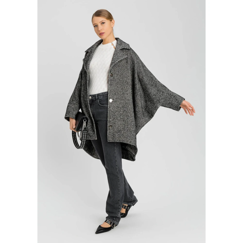 Twinset Zwarte Denim Jeans Gray Dames