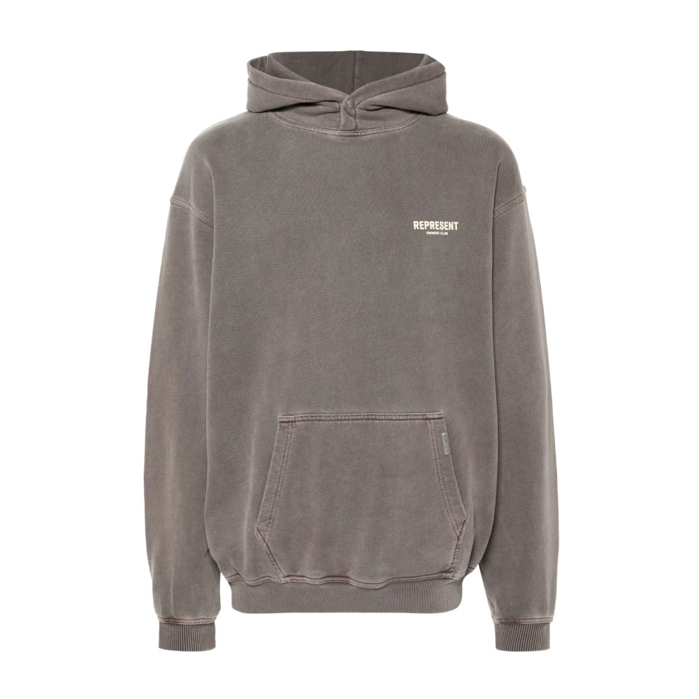 Represent Men's Brown Hoodies, M, Owners Club Hoodie