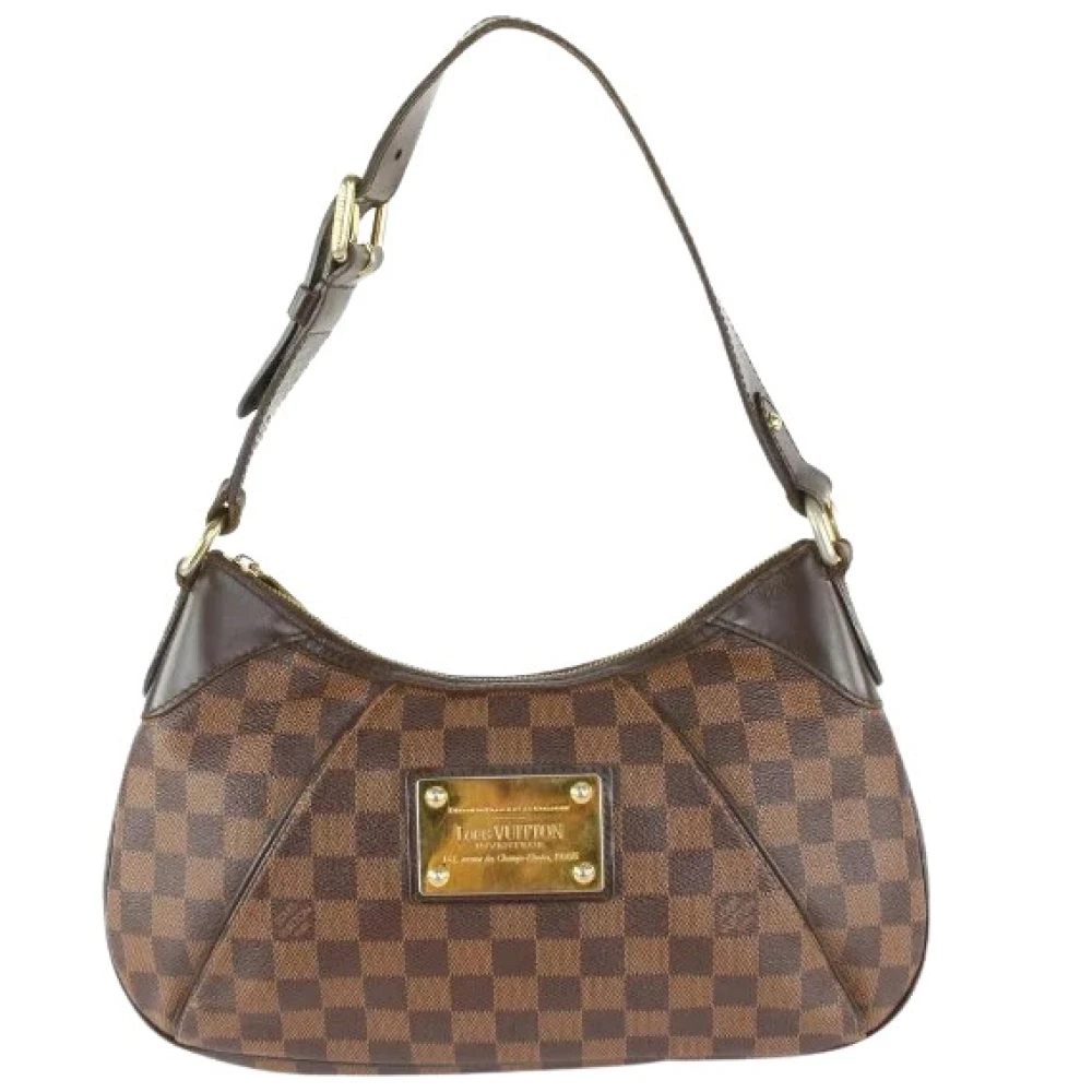 Louis Vuitton Vintage Förhandsägda Canvas louis-vuitton-väskor Ar4120 Frankrike Brown, Dam