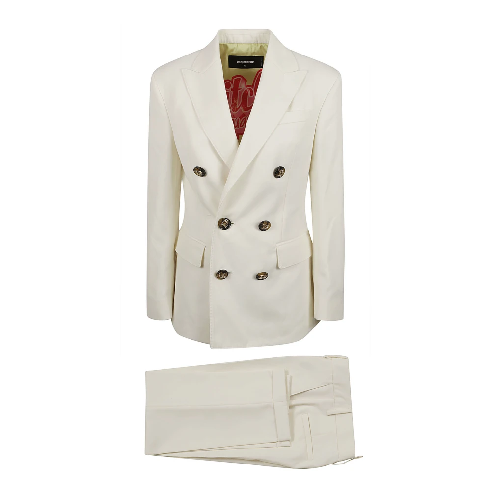 Dsquared2 Elegant Boston Suit Klänningar Beige, Dam