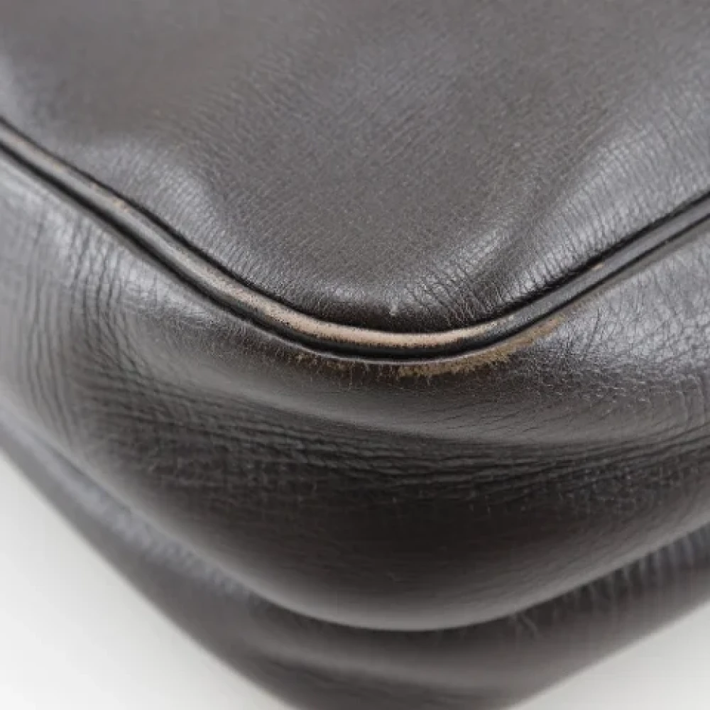Louis Vuitton Vintage Pre-owned Leather crossbody-bags Brown Heren