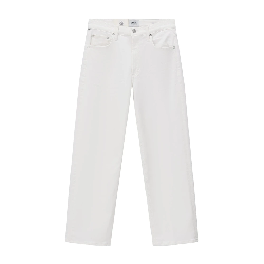 Citizens Of Humanity Women's White Palma Jeans - Straight Fit Jeans - W27 - Jeans