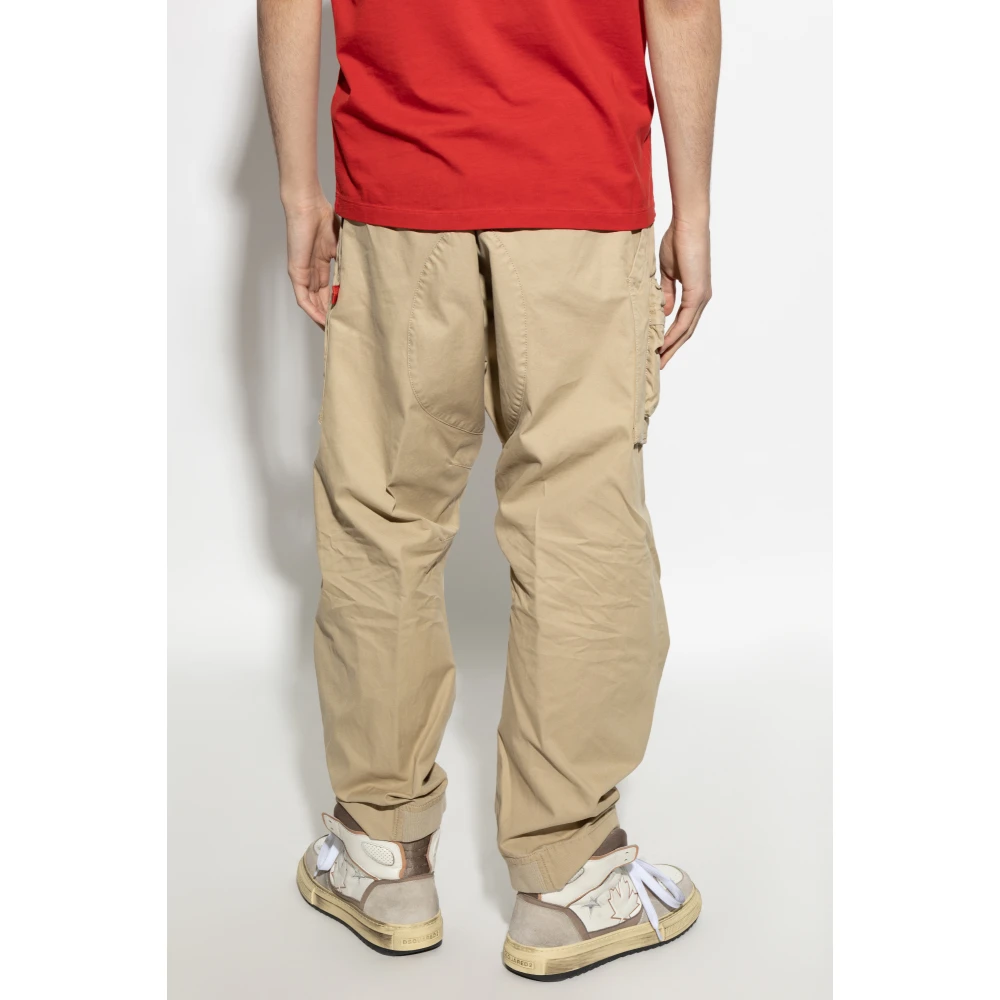 Dsquared2 Broek met patches Beige Heren