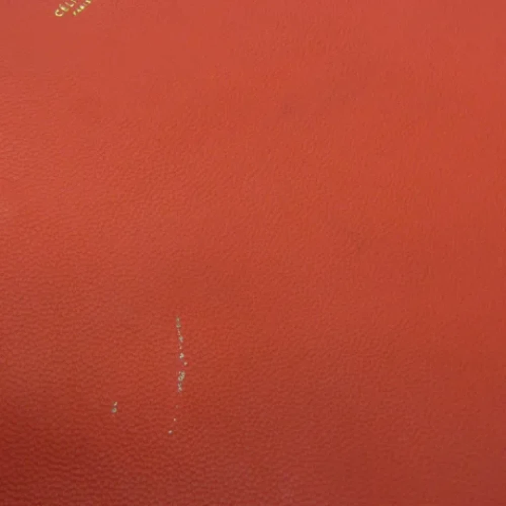 Celine Vintage Pre-owned Leather totes Orange Dames