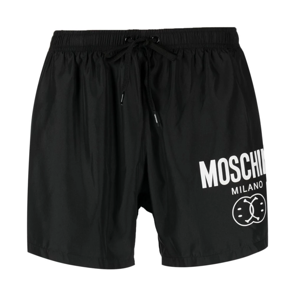 Moschino Zwembroek Black Heren