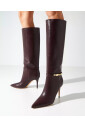 burgundy-high-heel-boots-with-gold-detail