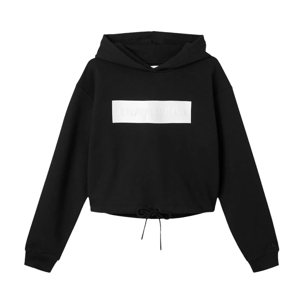 Calvin Klein Jeans Hoodie Black Dames