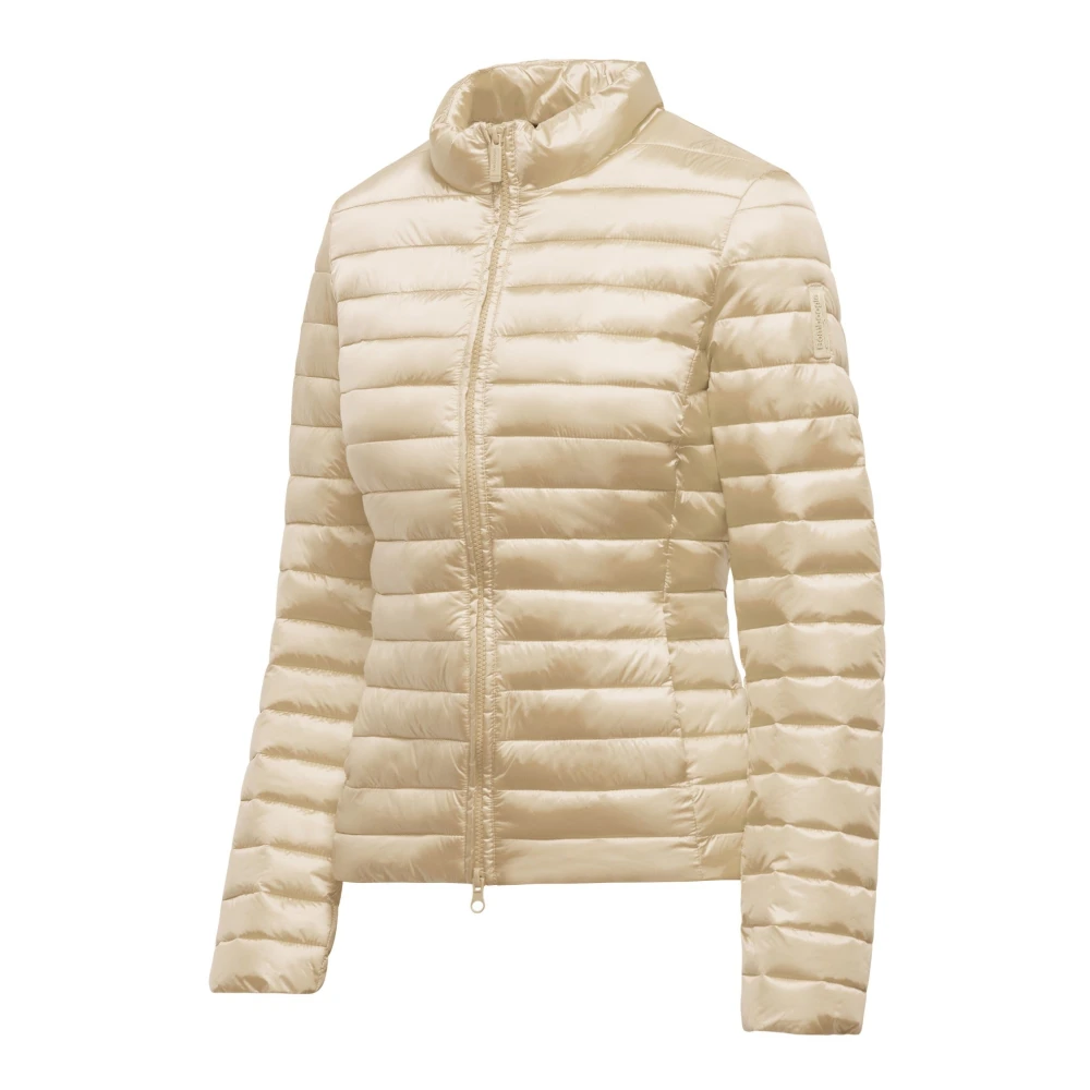 BomBoogie Heldere Nylonjas met Synthetische Vulling Gray Dames