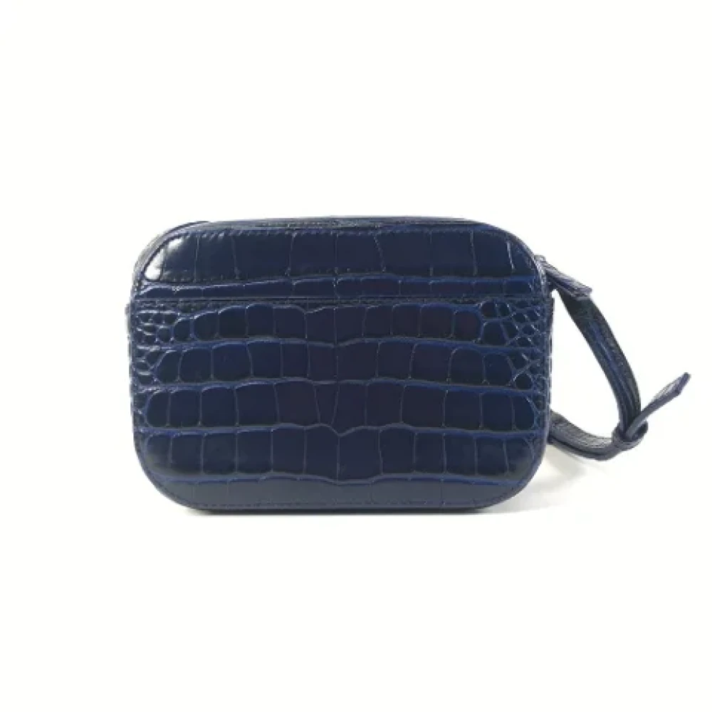 Balenciaga Vintage Pre-owned Leather handbags Blue Dames
