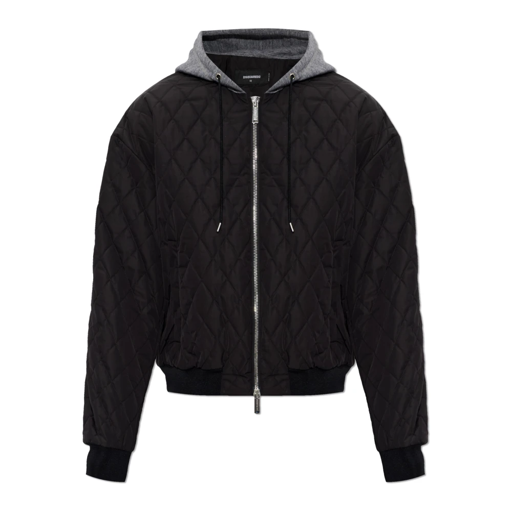 Dsquared2 Uomo Nero Giacche, 2XL, New,