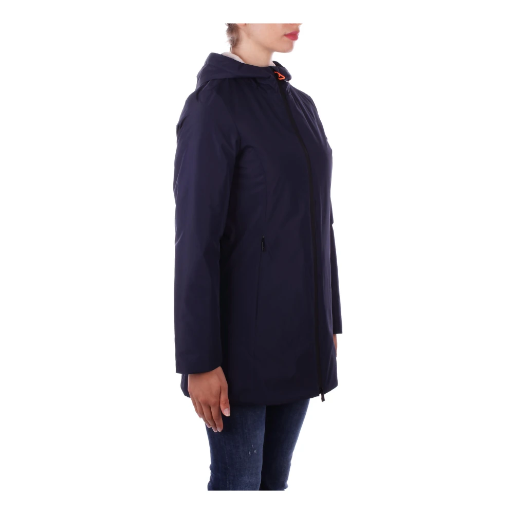 Suns Blauwe hoodie met ritssluiting Blue Dames