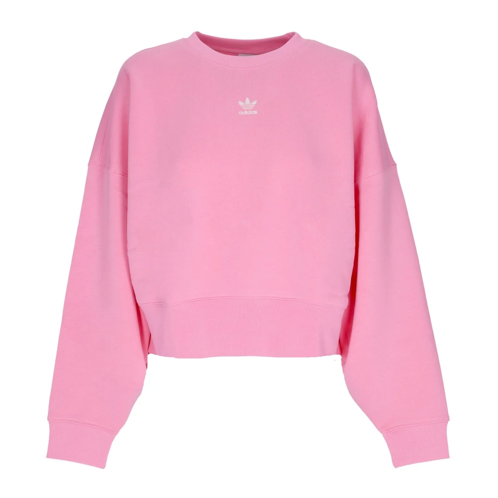 Bliss Pink Cropped Crewneck Sweatshirt