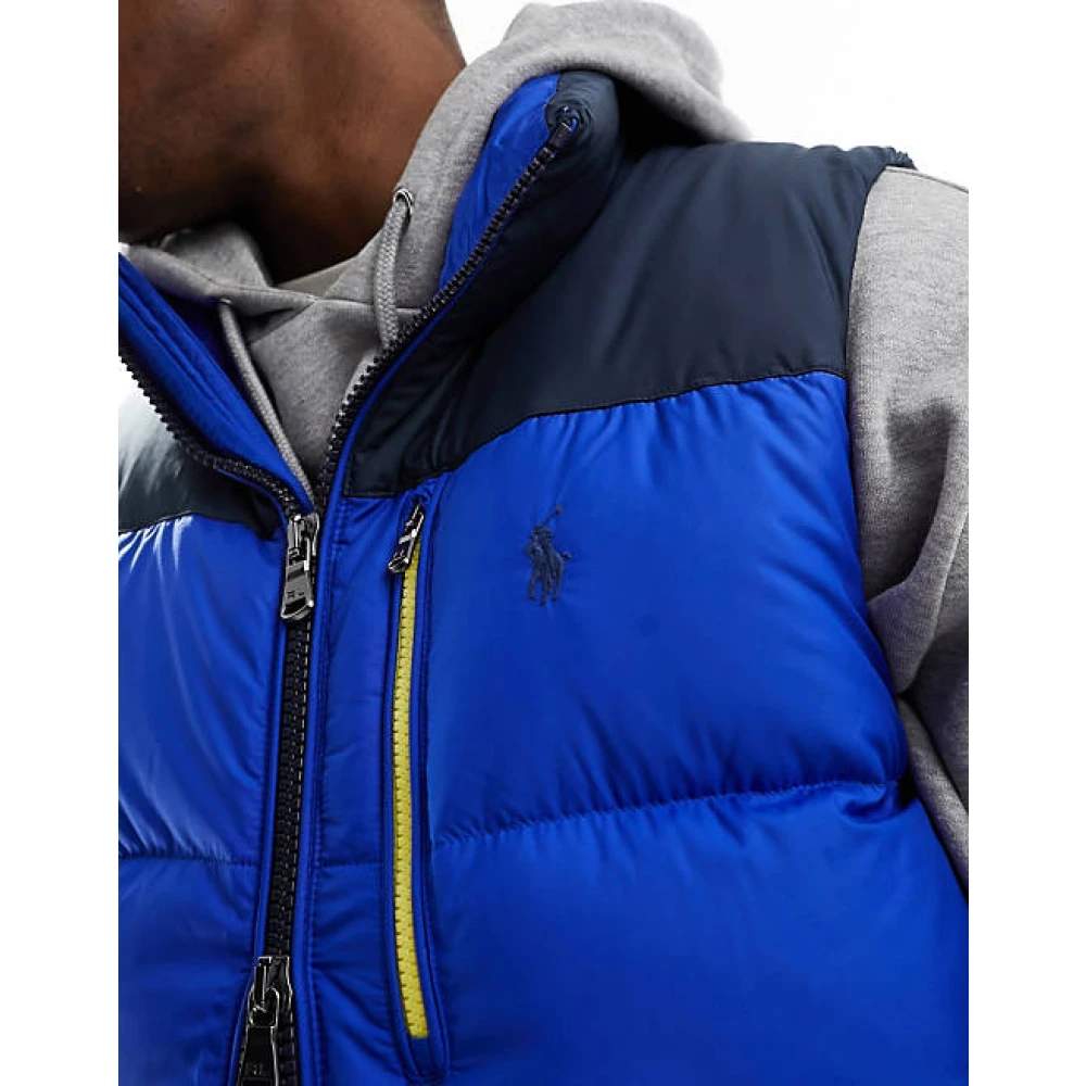 Polo Ralph Lauren Blauwe Mouwloze Jas Regular Fit Blue Heren
