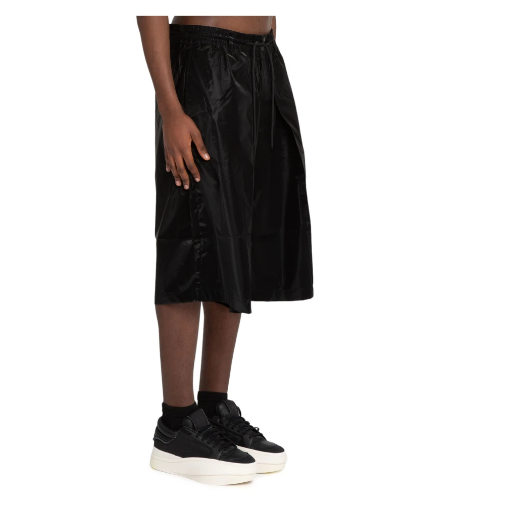 Y-3 Zwarte 3-Stripes Shorts Black Heren