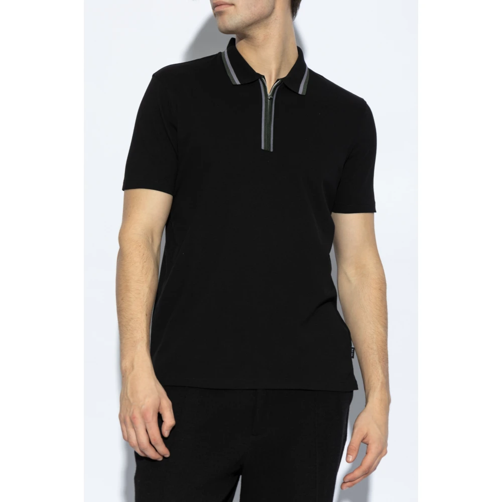 PS By Paul Smith Katoenen poloshirt Black Heren