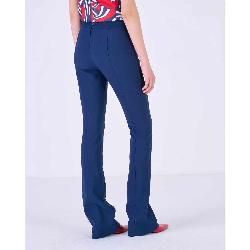 Silvian Heach Slim-fit Trousers Blue Dames