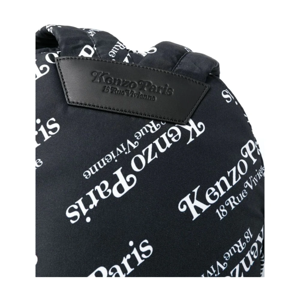 Kenzo Zwarte Rugzak voor Stijlvolle Avonturen Black Heren