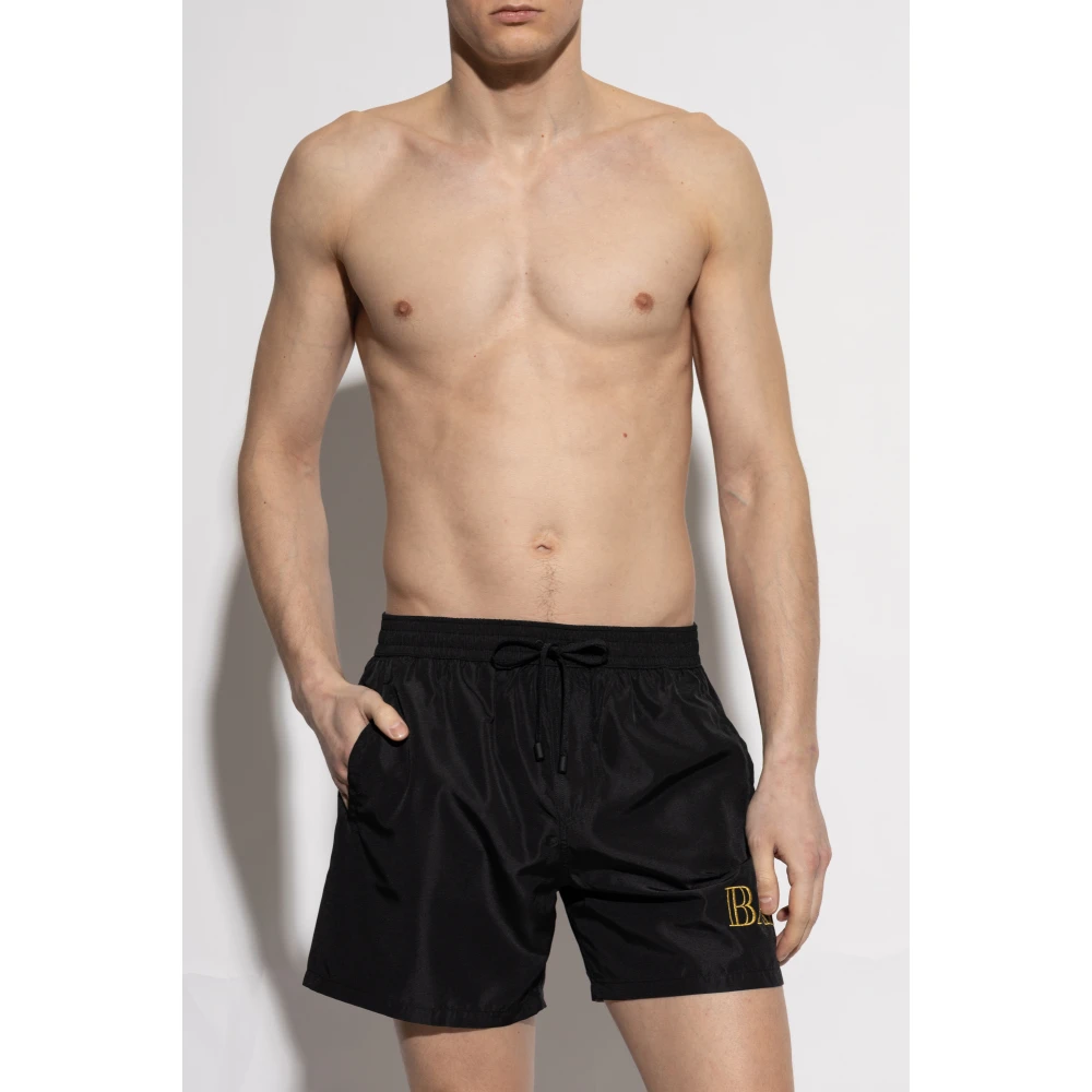 Balmain Zwembroek Black Heren