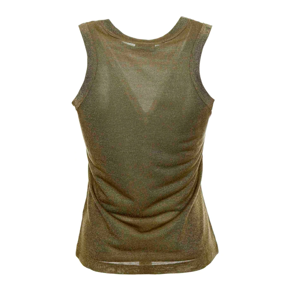 drykorn Lurex Tank Top Olina Green Dames