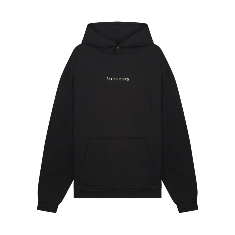 Filling Pieces Hoodie Gradient Handshake Black Unisex