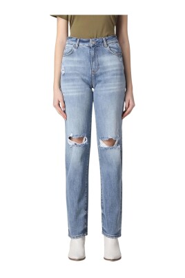 ripped-straight-leg-denim-jeans