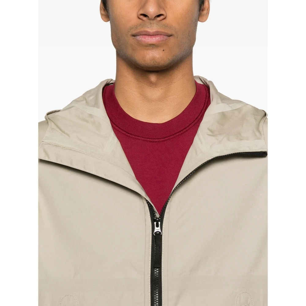 Stone Island Beige Winterjassen voor Mannen Beige Heren
