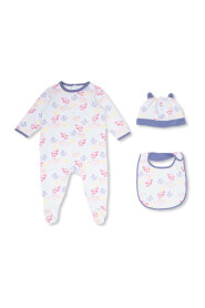 Mössa, haklapp & body set