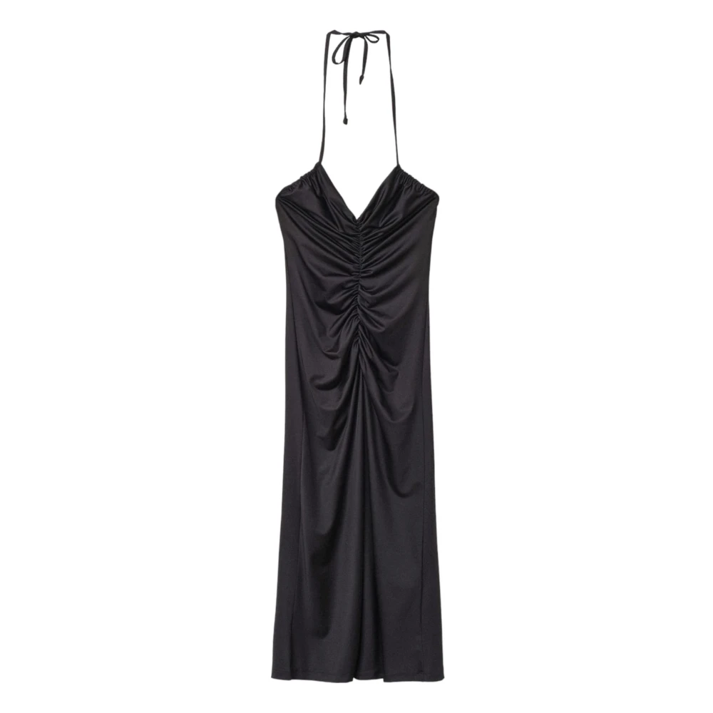 Gaëlle Paris Elegante Midi Jurk Black Dames