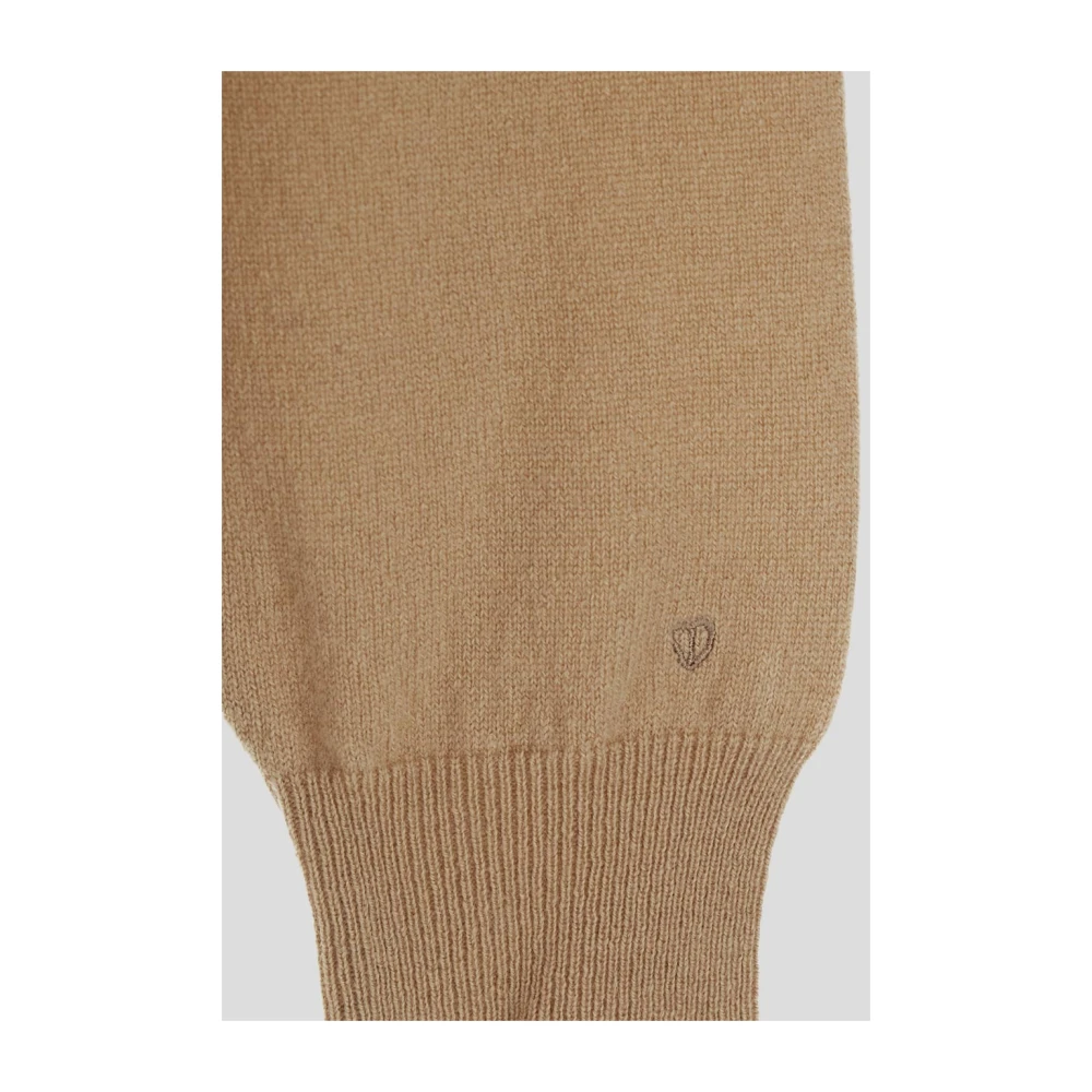 Seven Gauge Kasjmier Crewneck Gebreid Brown Heren
