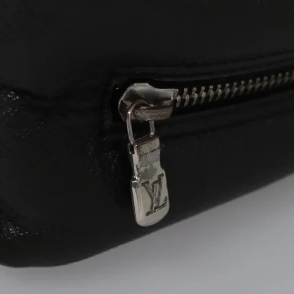 Louis Vuitton Vintage Pre-owned Leather clutches Black Dames